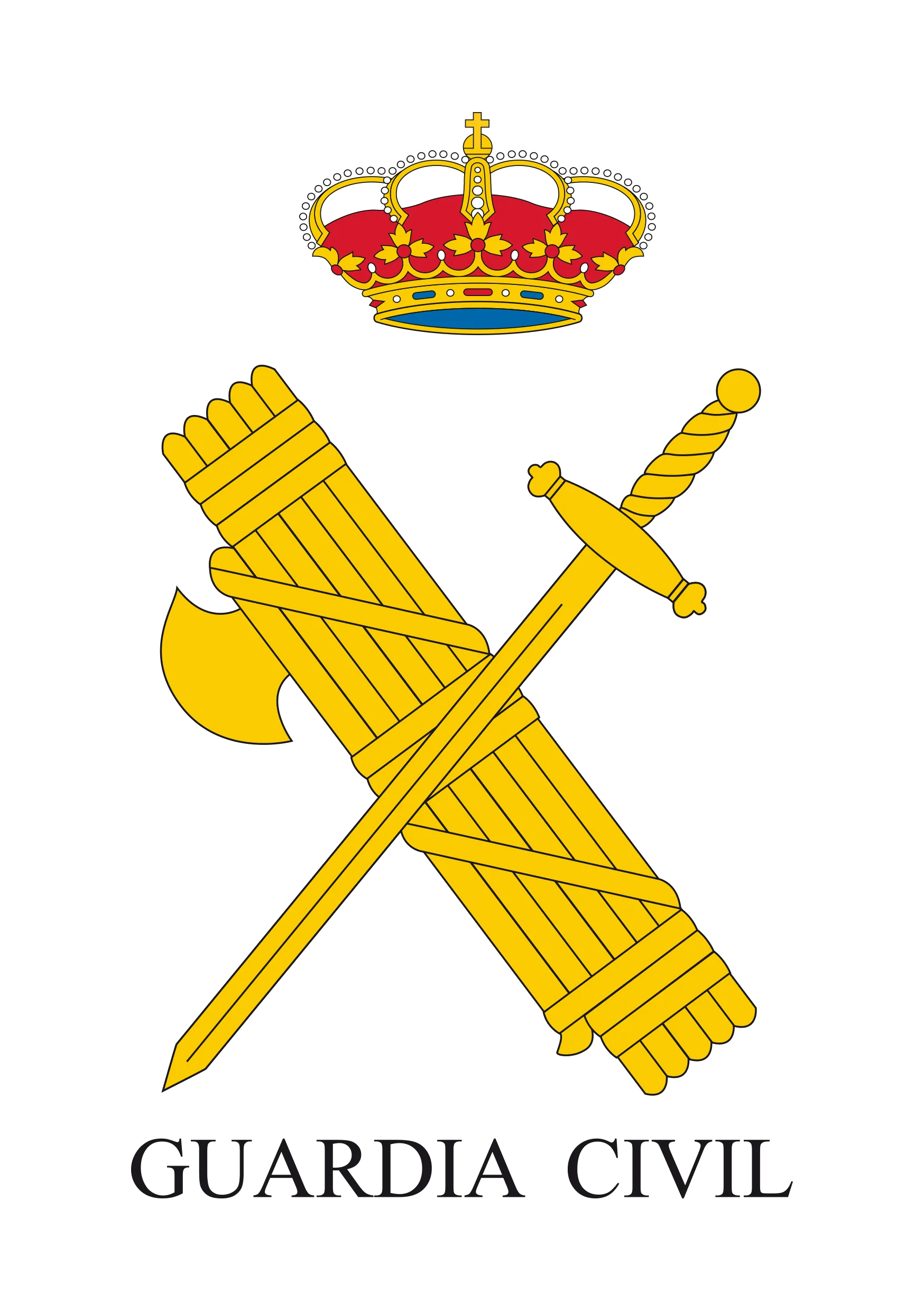 Logo apoyo institucional Guardia Civil
